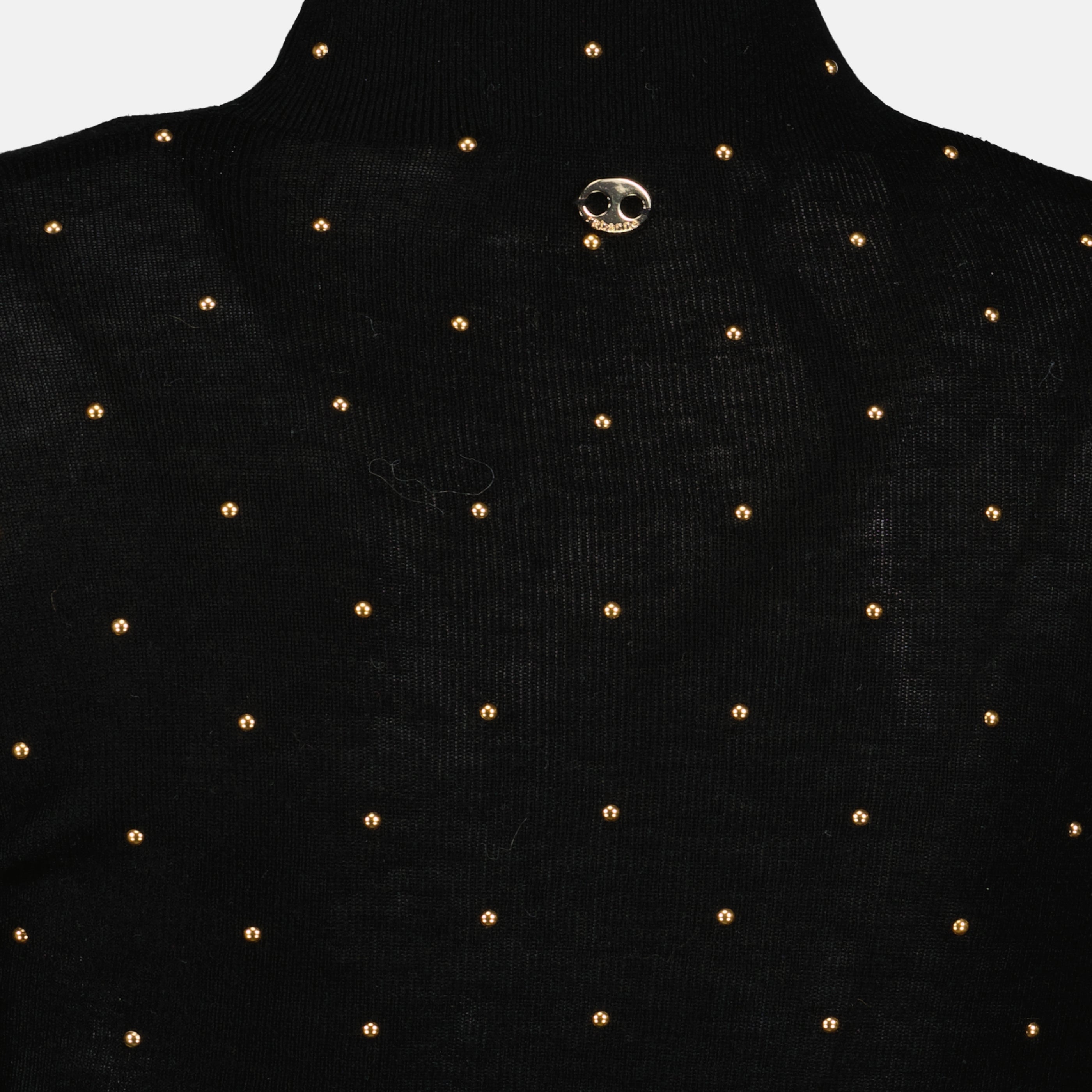 Image de l'article Col roulé en laine fine à détail de la marque Rabanne pour Femme - Saison Printemps-Été 2026 - Vue détaillée_2