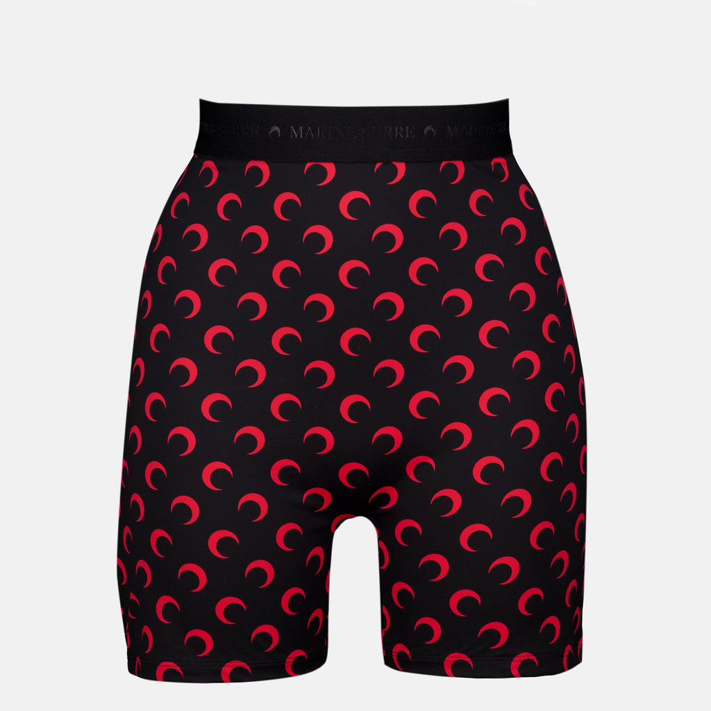 Shorts 레드 문 사이클링 숏 져지 Marine Serre Rouge Femme