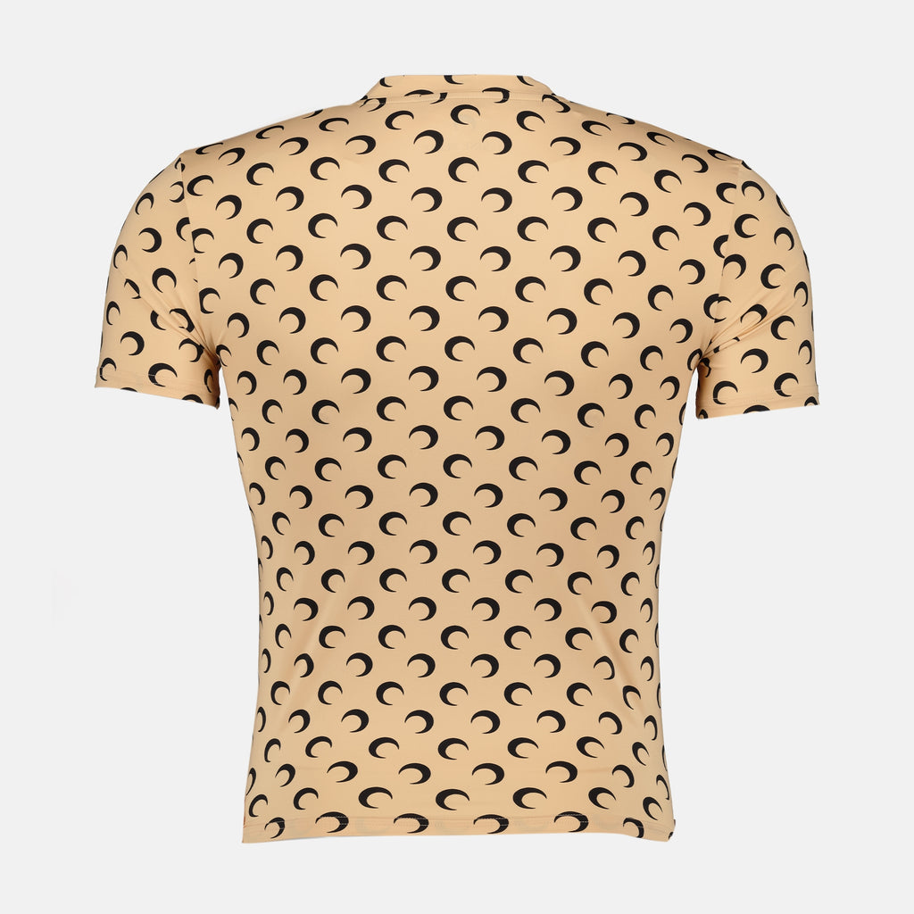 Immagine del top Jersey Moon beige del marchio Marine Serre per Unisex - Stagione Autunno-Inverno 2025 - Vista Posteriore