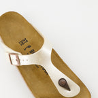 Offene schuhe Gizeh Flip-Flops Birkenstock Weiß Femme