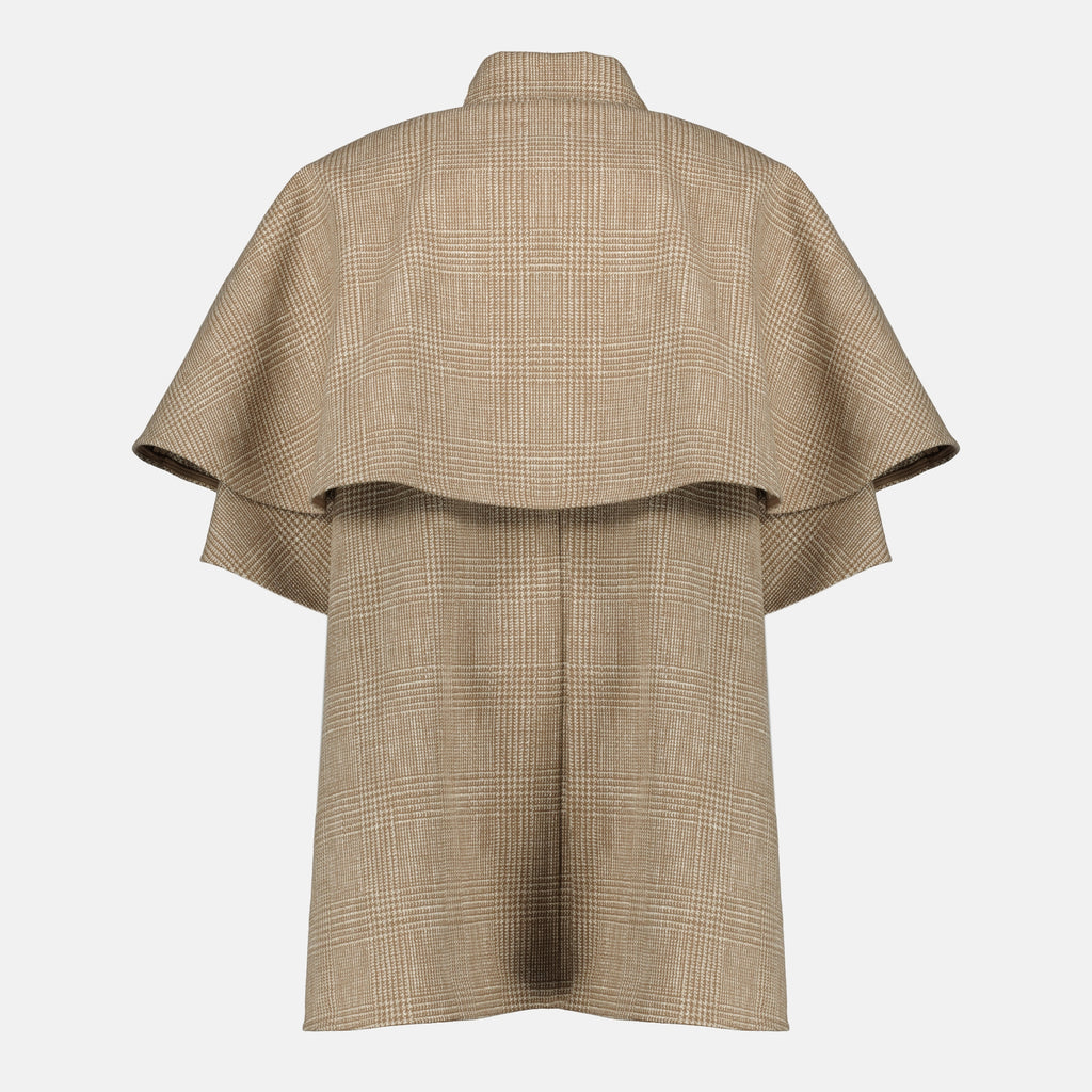 Image de l'article Cape Favetto beige de la marque Max Mara pour Femme - Saison Printemps-Été 2026 - Vue de Dos