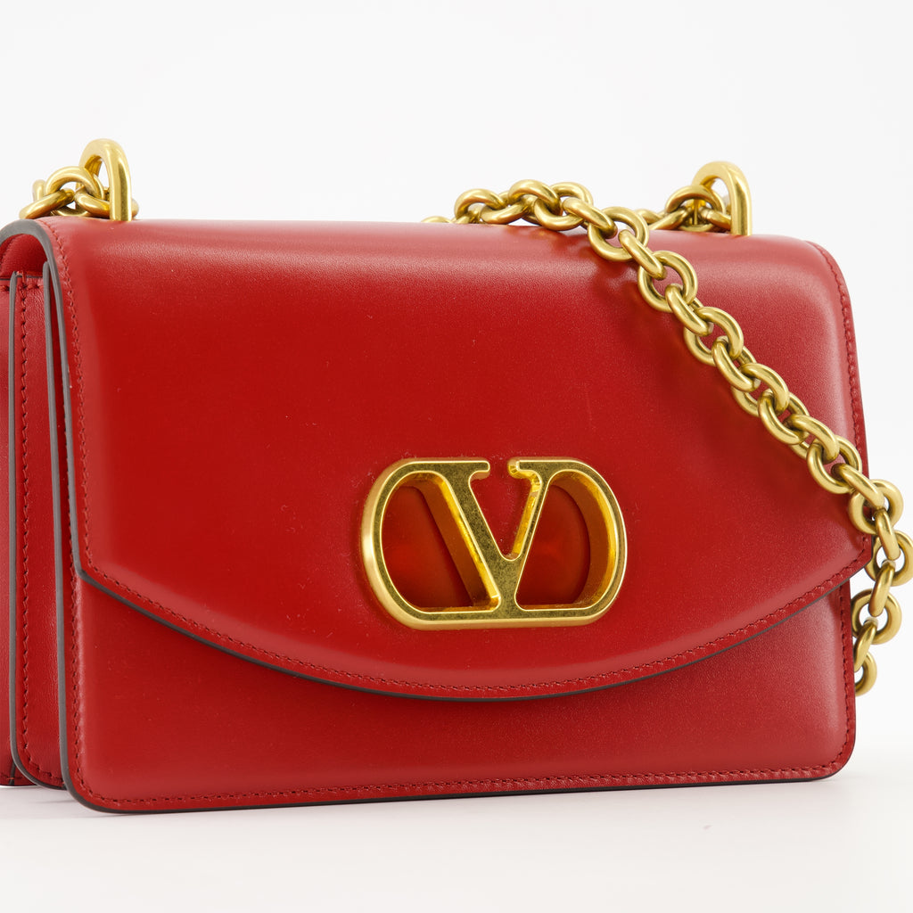Borse a mano e a spalla VLogo Vain Bag Valentino Garavani Rosso Femme