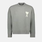Image de l'article Pull Ami de coeur de la marque Ami PARIS pour Unisex - Saison Automne-Hiver 2025 - Vue de Face