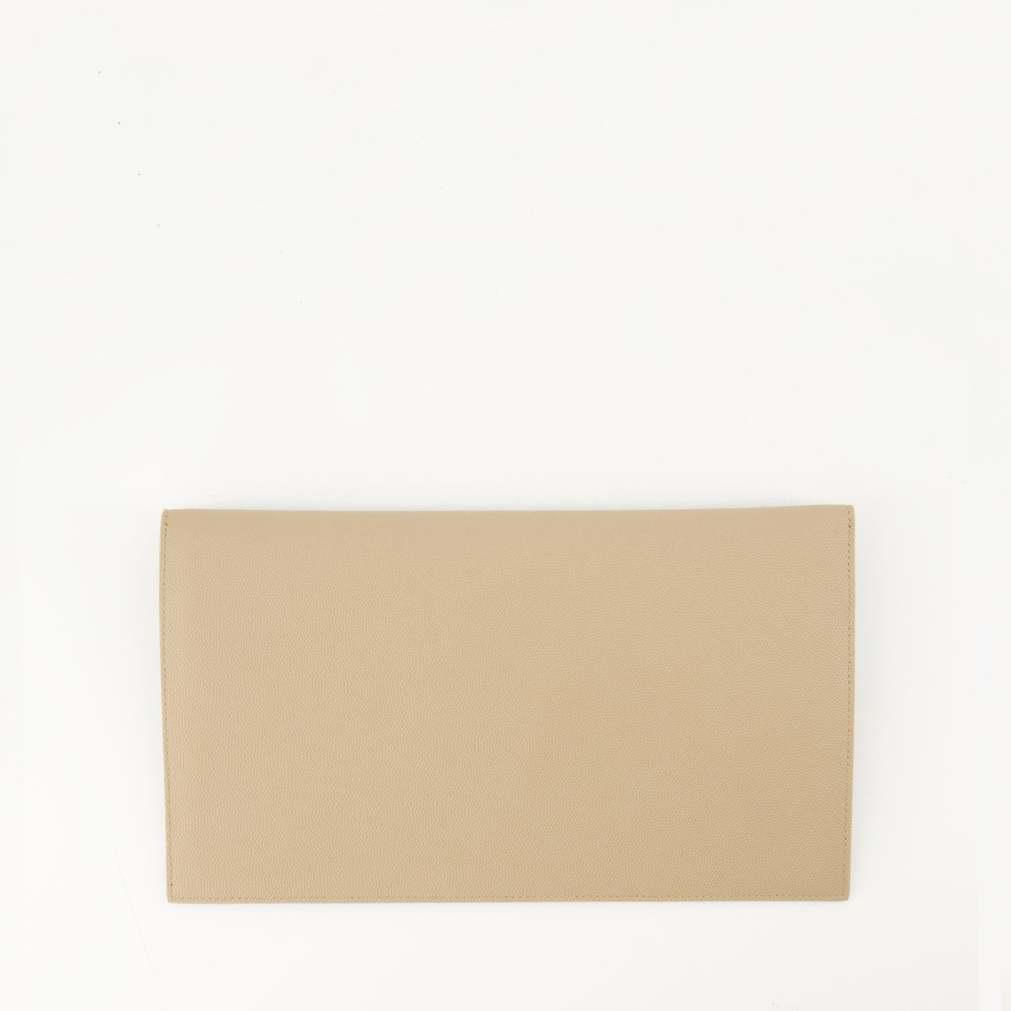 Pochettes Clutch Uptown Saint Laurent Beige Femme