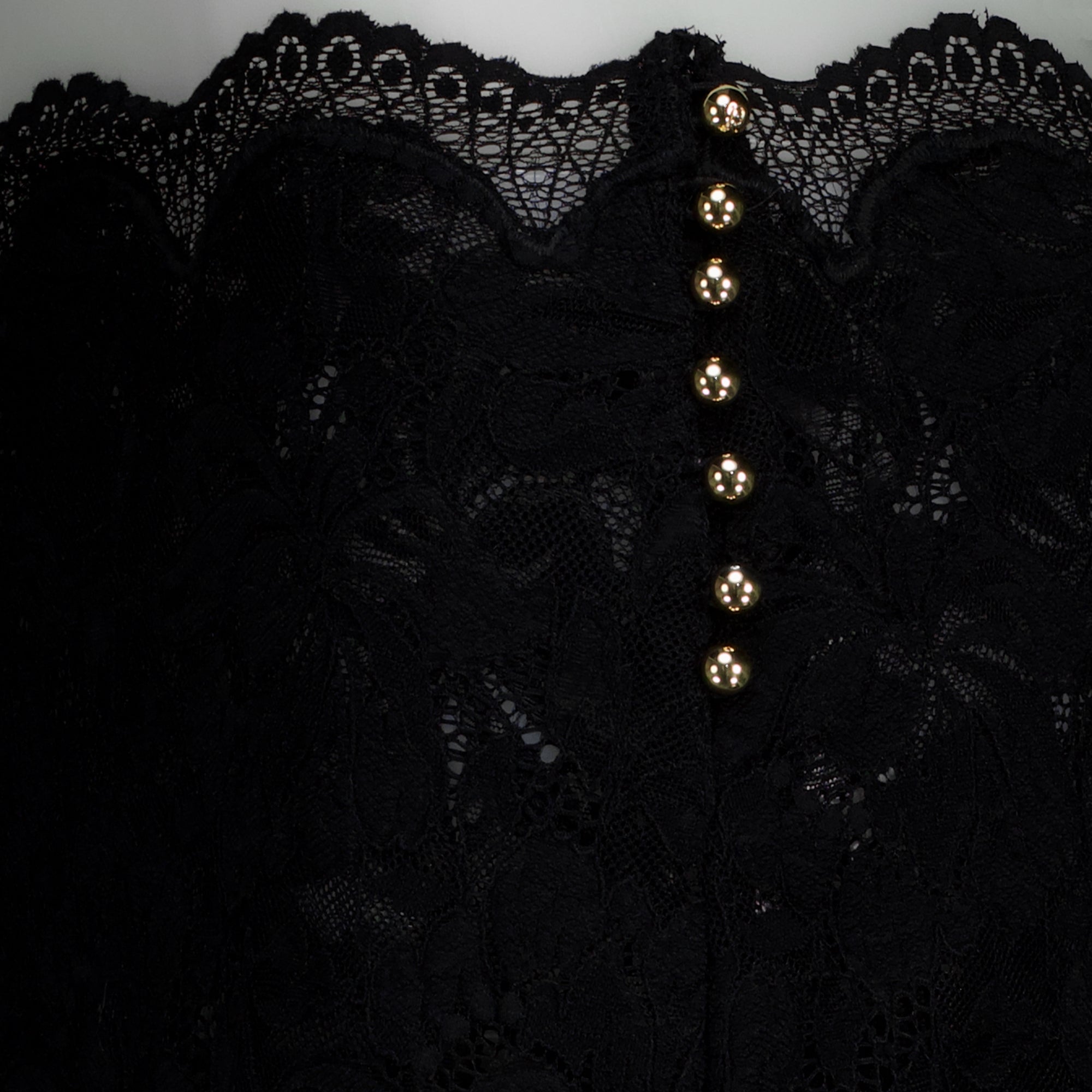 Jupes Jupe midi en dentelle noire Rabanne Noir Femme