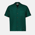 Camisas Camisa de Tapicería Bordada Drole De Monsieur Verde Homme