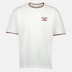 Camisetas T-shirt Slogan Drole De Monsieur Branco Homme