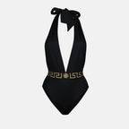 Beachwear Maillot de bain Greca Versace Noir Femme