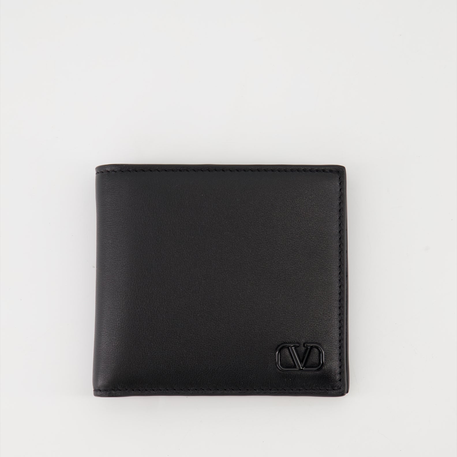 Small leather goods VLogo Wallet Valentino Garavani Black Homme