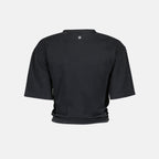 T-shirts T-shirt Cropped Rabanne Gris Femme