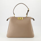 Bolsos de mano y al hombro Bolso Peekaboo Soft Medium Fendi Beige Femme