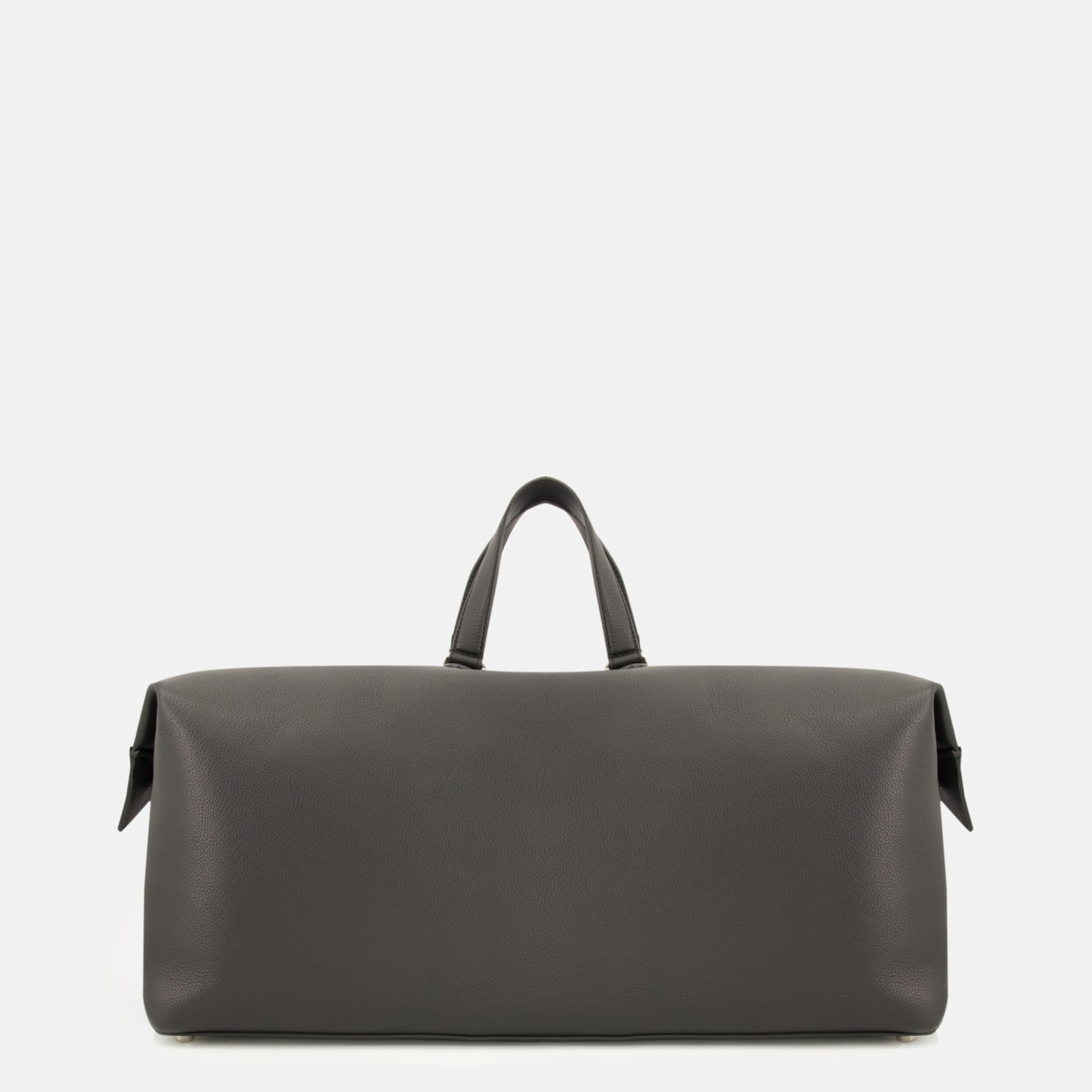 Sacs de sport et voyage Sac de voyage Fendi Lui 55 en cuir noir Fendi Gris Femme