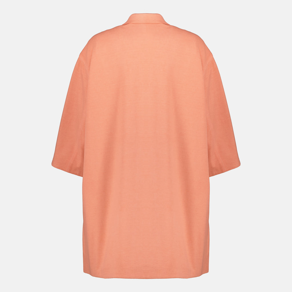 Imagen del abrigo de algodón acolchado rosa anaranjado de la marca Prada para mujer - Temporada Primavera-Verano 2026 - Vista Trasera