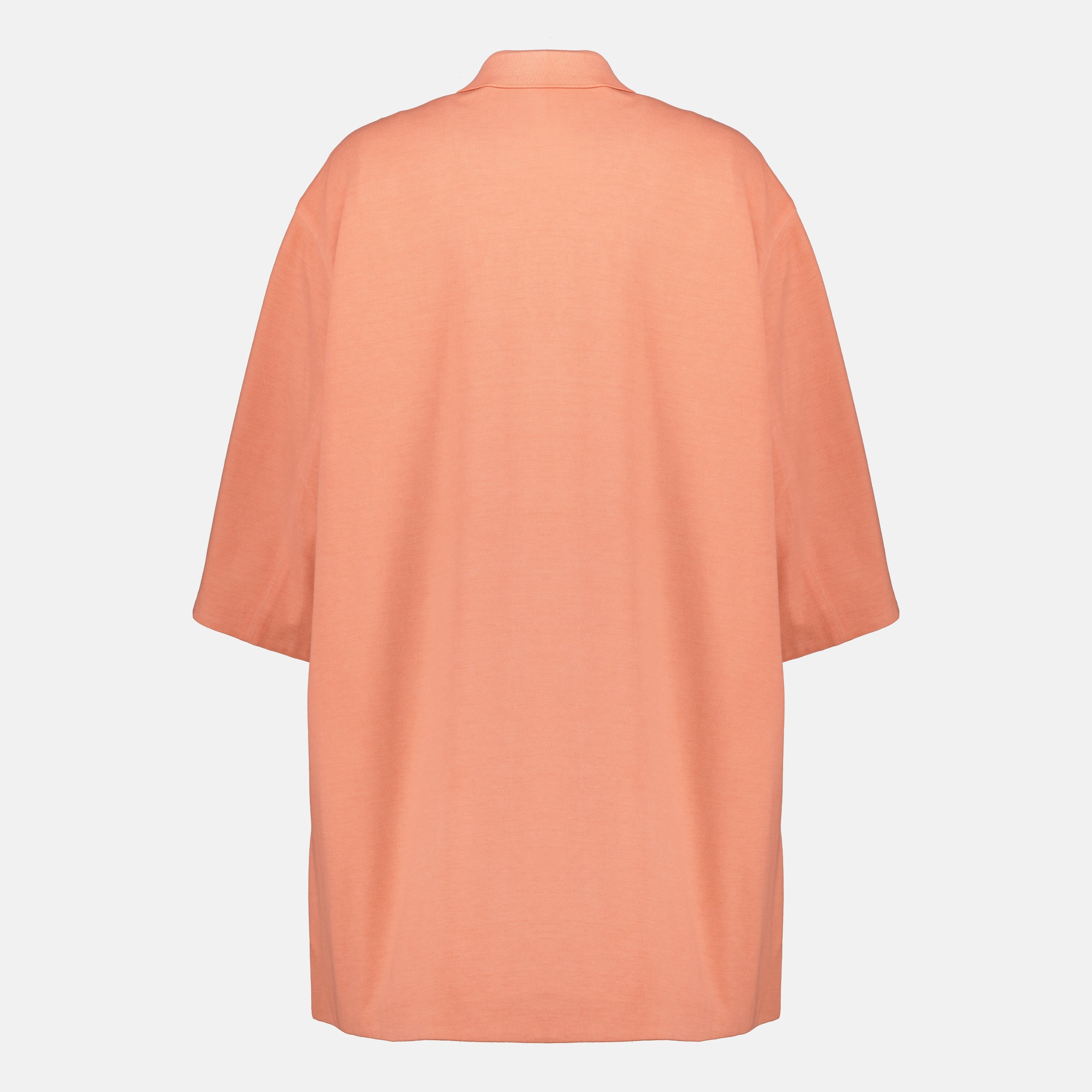 Image de l'article Manteau en coton piqué rose orangé de la marque Prada pour Femme - Saison Printemps-Été 2026 - Vue de Dos