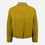 Image de l'article Veste polaire en laine kaki de la marque Ami PARIS pour Homme - Saison Automne-Hiver 2025 - Vue de Dos