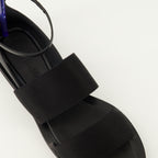 Immagine dell'articolo Sandali neri in pelle del marchio Max Mara per Donna - Stagione Primavera-Estate 2026 - Vista dall'alto dettagliata