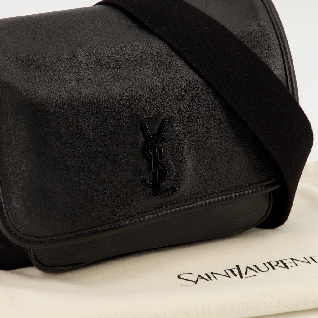 Sacs bandoulière Piccola Borsa Niki in Pelle Nera Saint Laurent Noir Homme