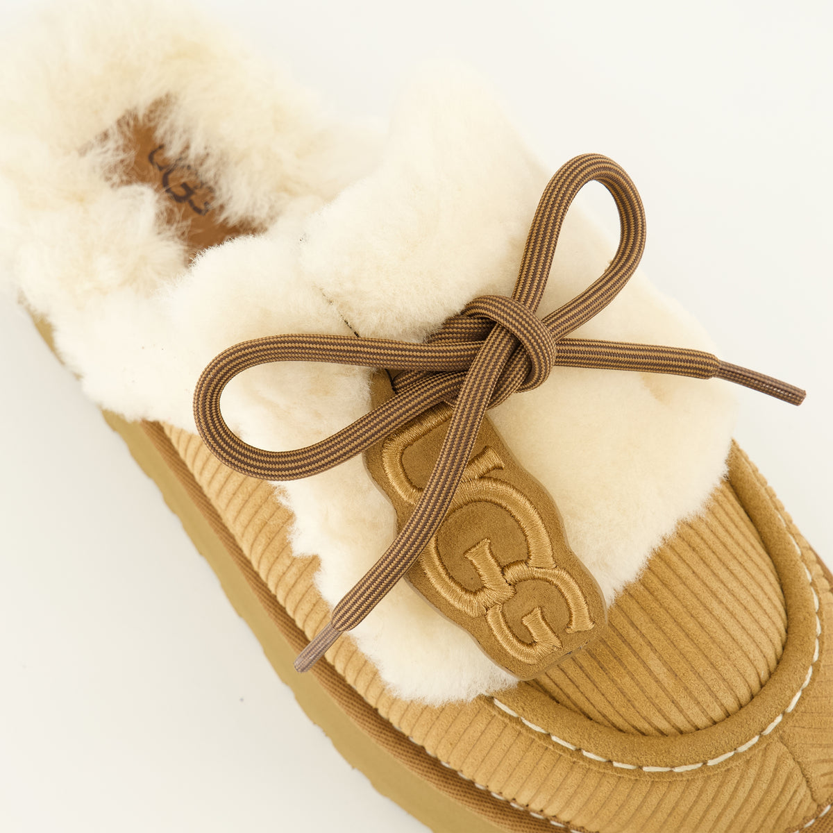 Chaussures ouvertes Disquette Heritage Beige Mules Ugg Marron Femme