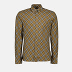 Camisas Camisa a rayas Burberry Beige Homme