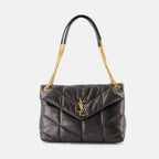 Handtaschen und schultertaschen Mittlere Puffer Tasche Saint Laurent Schwarz Femme