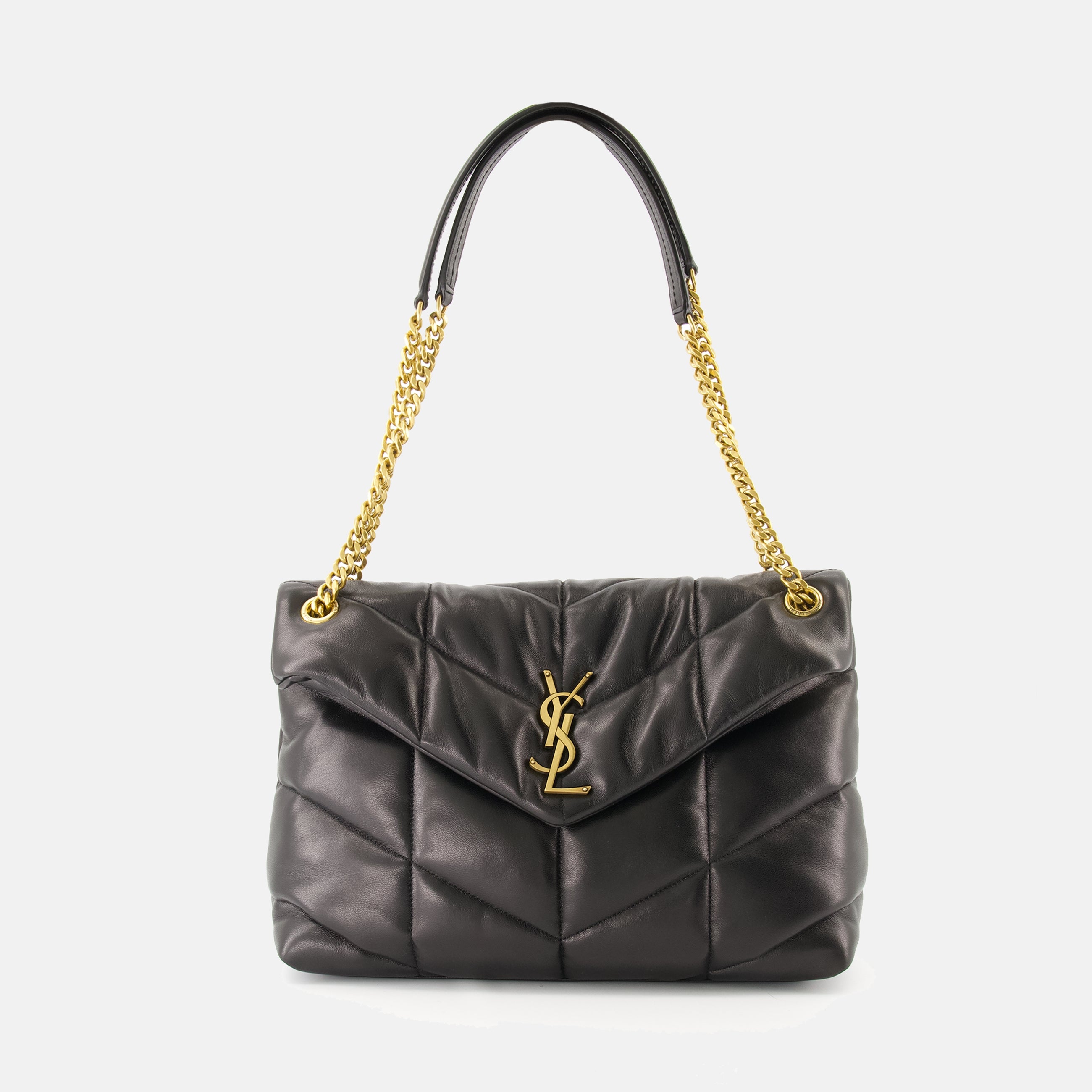 Handtaschen und schultertaschen Mittlere Puffer Tasche Saint Laurent Schwarz Femme