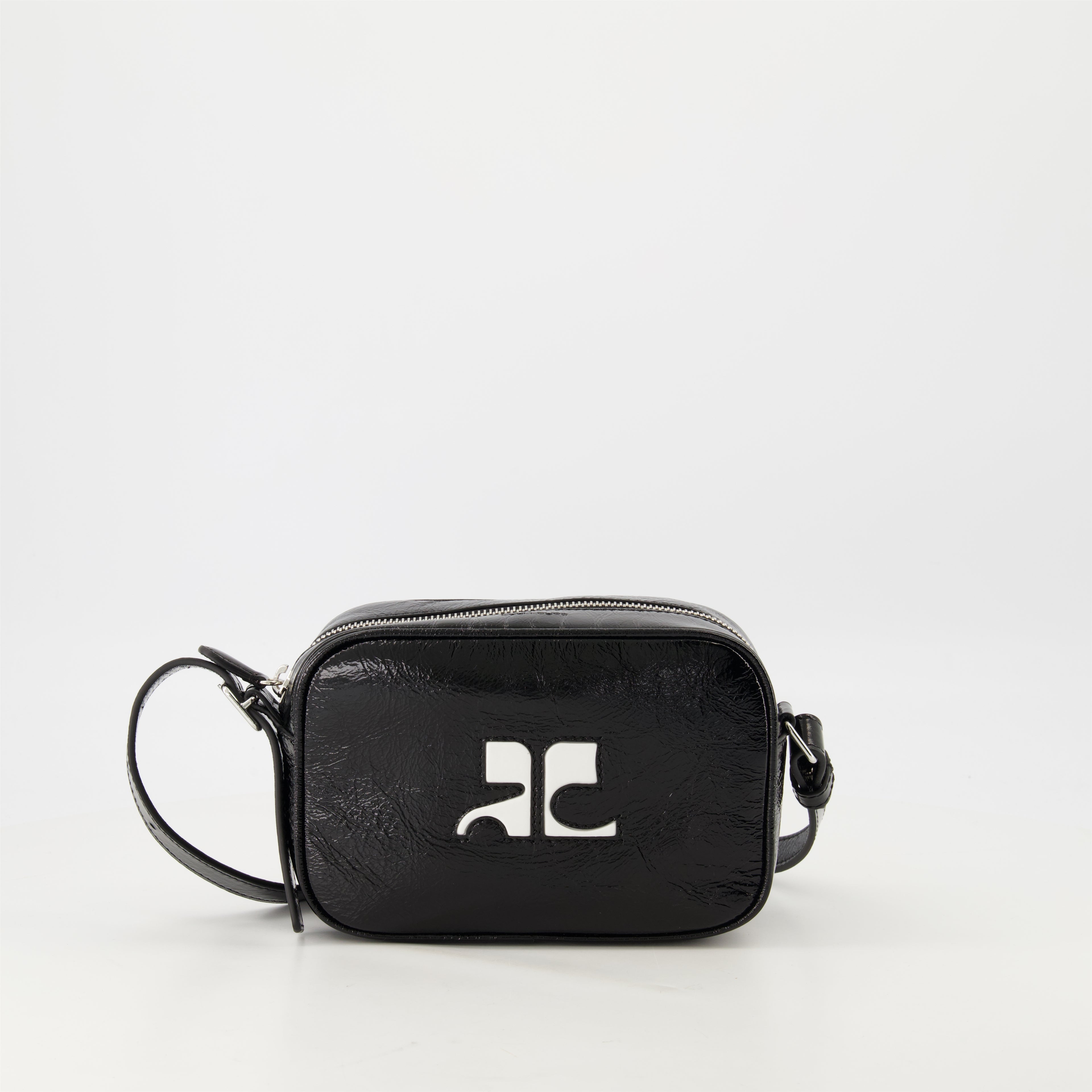 Sacs bandoulière Sac Caméra Réedition Courrèges Noir Unisexe