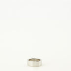 Image of the Numeric Silver Ring from the brand Mm6 for Women - Spring-Summer 2026 - Back View