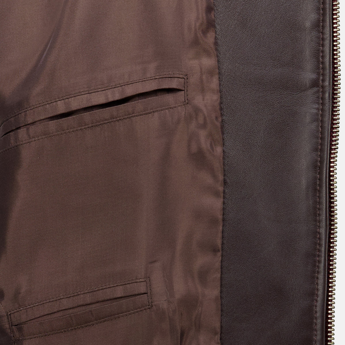 Manteaux Blouson en cuir bordeaux Ami PARIS Bordeaux Femme
