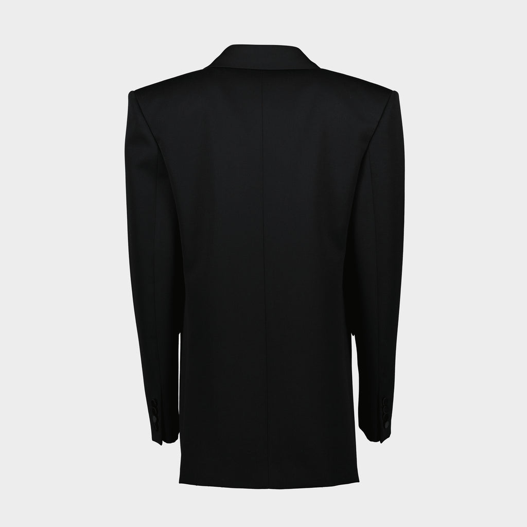 Vestes Veste blazer Saint Laurent Noir Femme