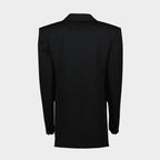 Chaquetas Chaqueta Blazer Saint Laurent Negro Femme
