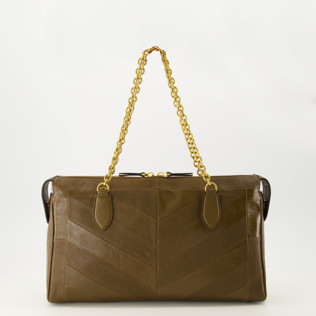 Sacs bandoulière パンテア ナッパレザー バッグ ブラウン Valentino Garavani Marron Femme