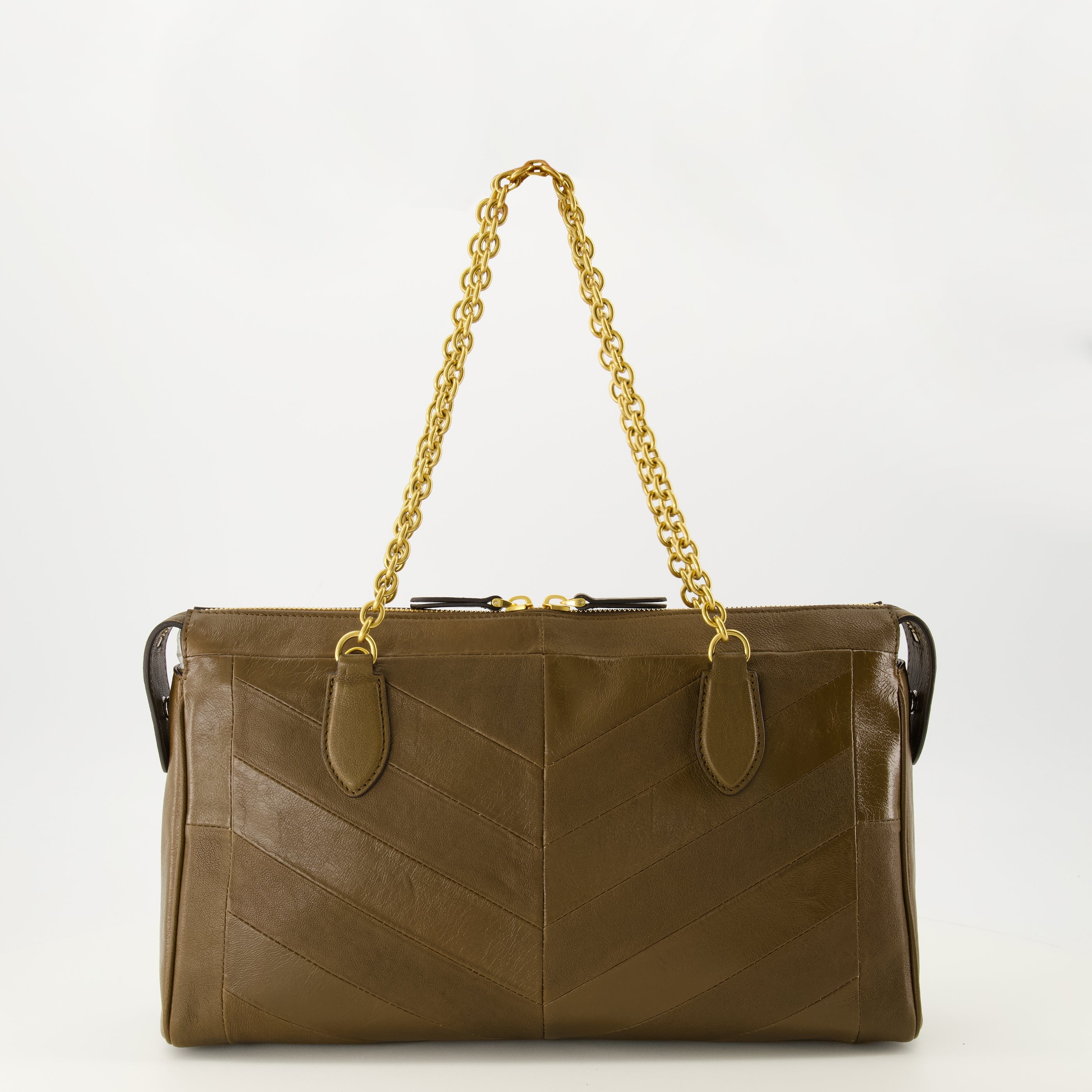 Sacs bandoulière Sac Panthea en cuir nappa marron Valentino Garavani Marron Femme