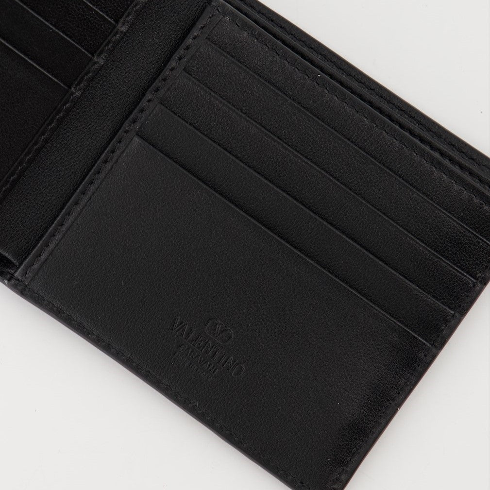 Small leather goods VLogo Wallet Valentino Garavani Black Homme