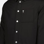 Giacche AMI de Coeur Overshirt Ami PARIS Nero Homme