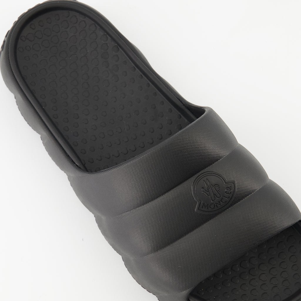 Sapatos abertos Lilo Sliders Moncler Preto Homme