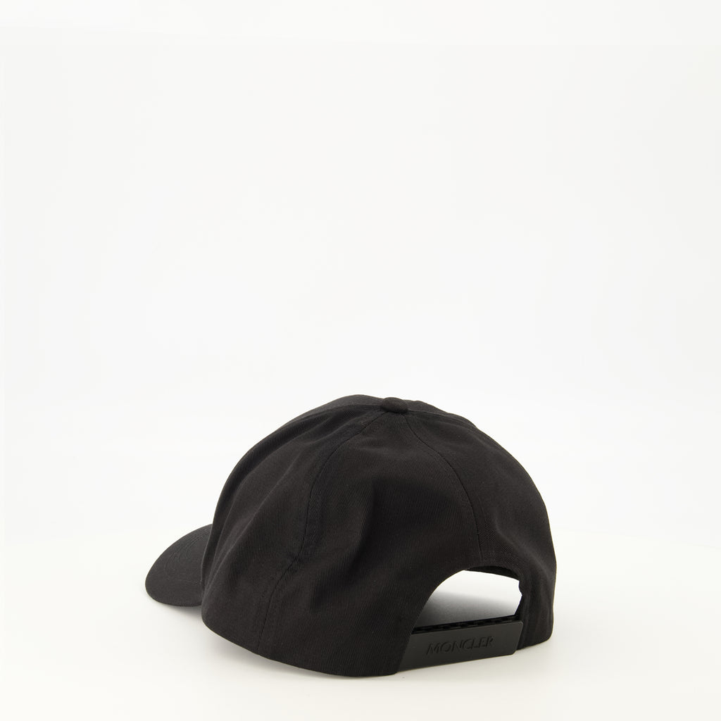 Chapeaux, casquettes et bonnets Schwarze Baumwollmütze Moncler Noir Homme