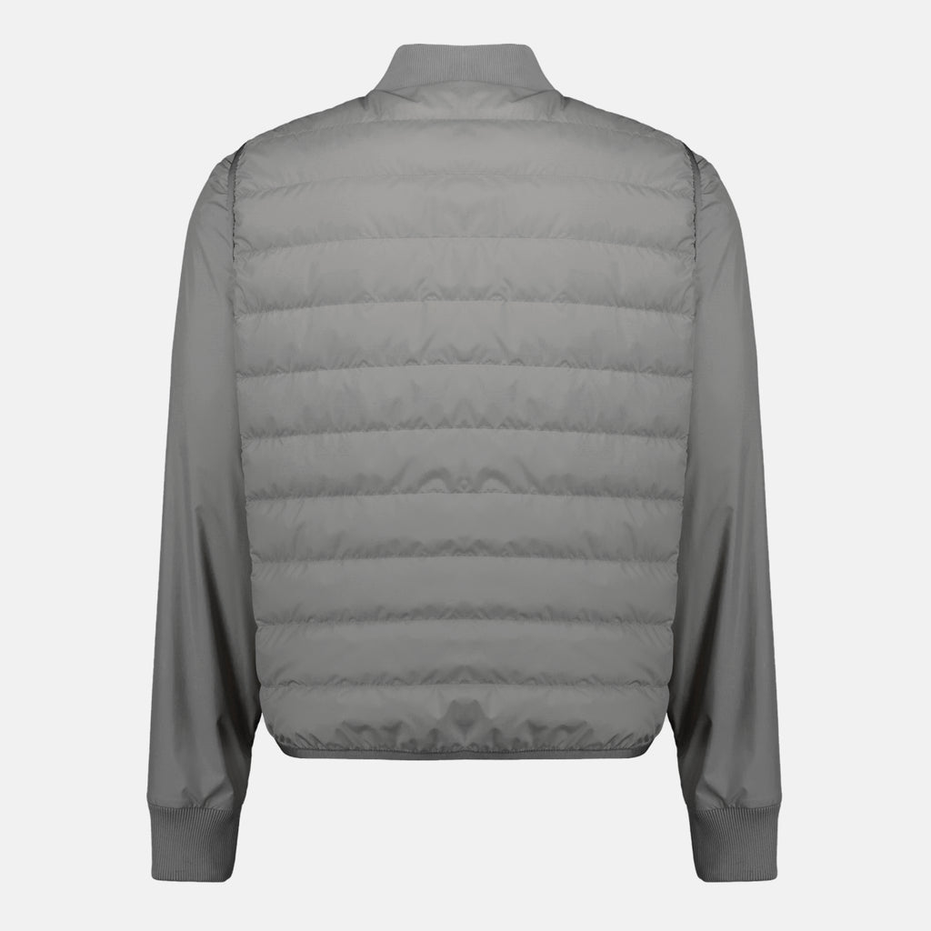 モンクレールのメンズ用グレーのダウンジャケットVerney 3-in-1の画像 - 2026年春夏シーズン - 後面ビュー