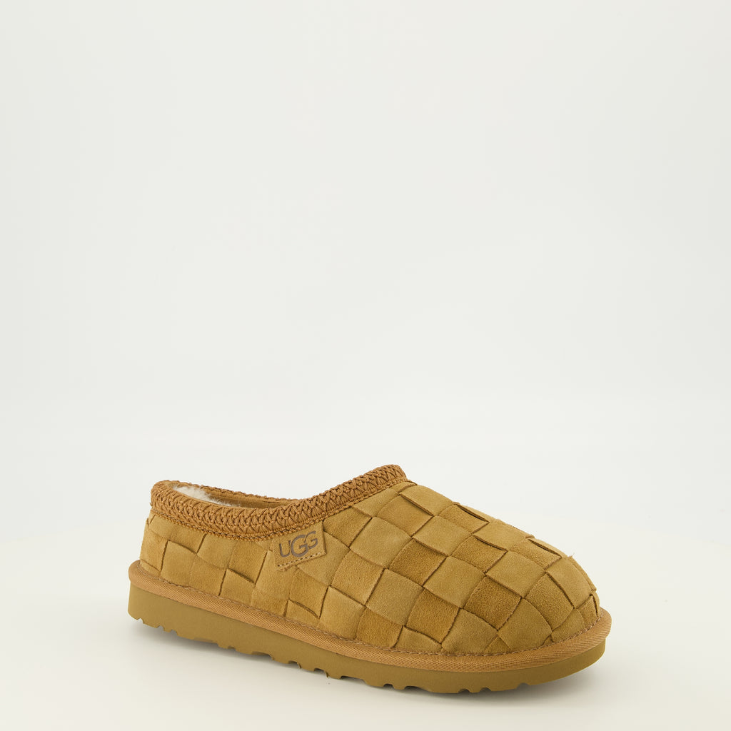 Chaussures ouvertes Mules Tasman tissé marron Ugg Marron Homme