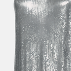 Abiti Abito in Maglia Metallica Rabanne Argento Femme