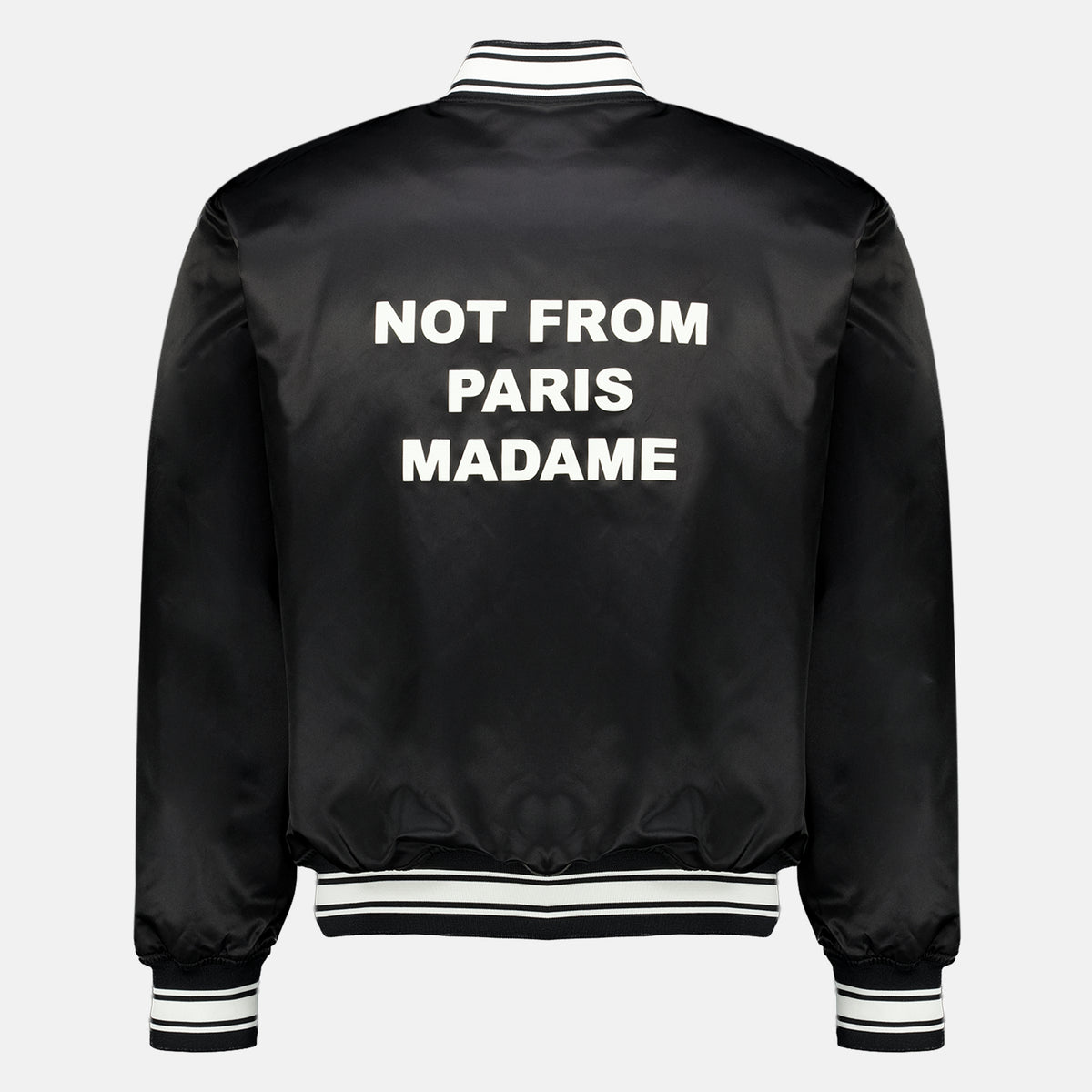 Vestes Bomber Slogan noir Drole De Monsieur Noir Homme