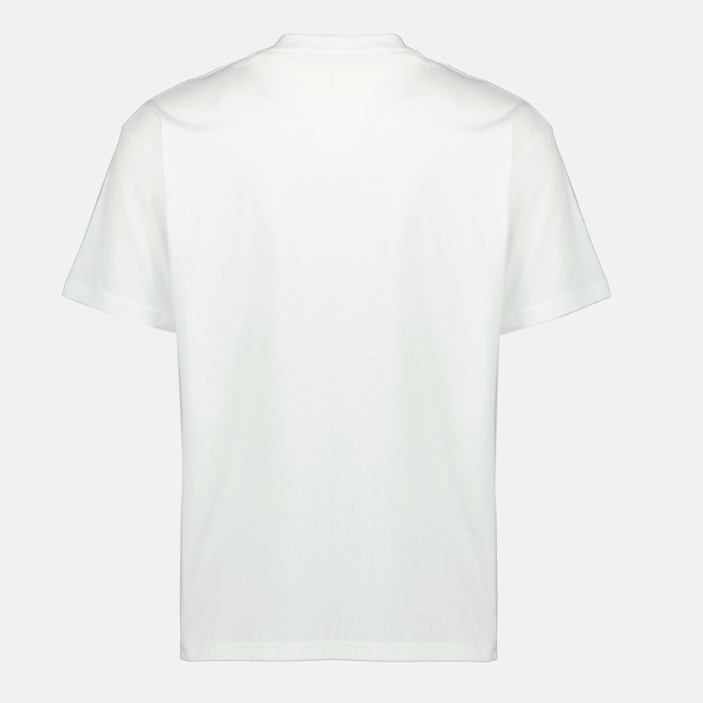 Image de l'article T-shirt brodé blanc de la marque Givenchy pour Homme - Saison Printemps-Été 2026 - Vue de Dos