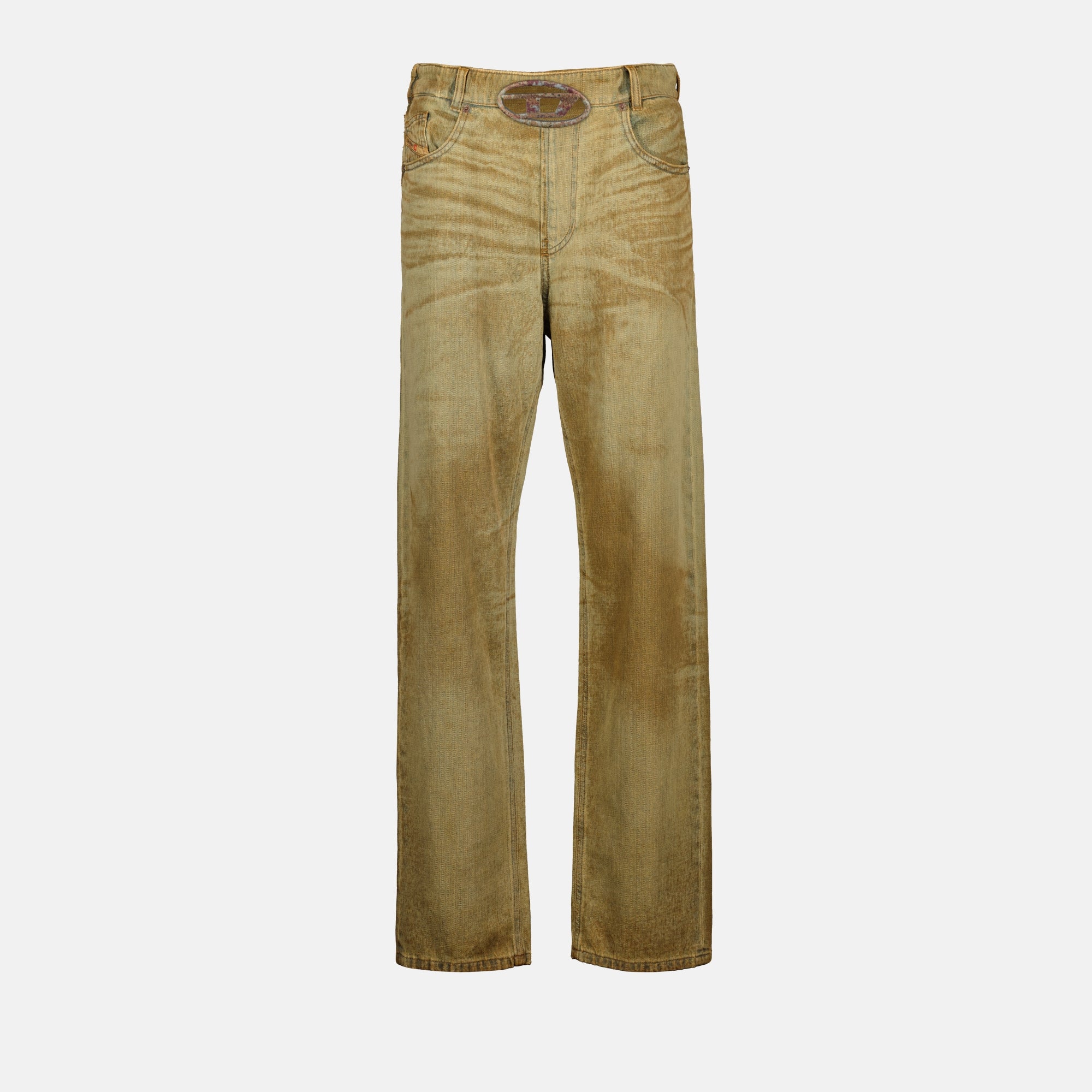 Pantalons Jean droit D-Ark-Fsf Diesel Marron Femme