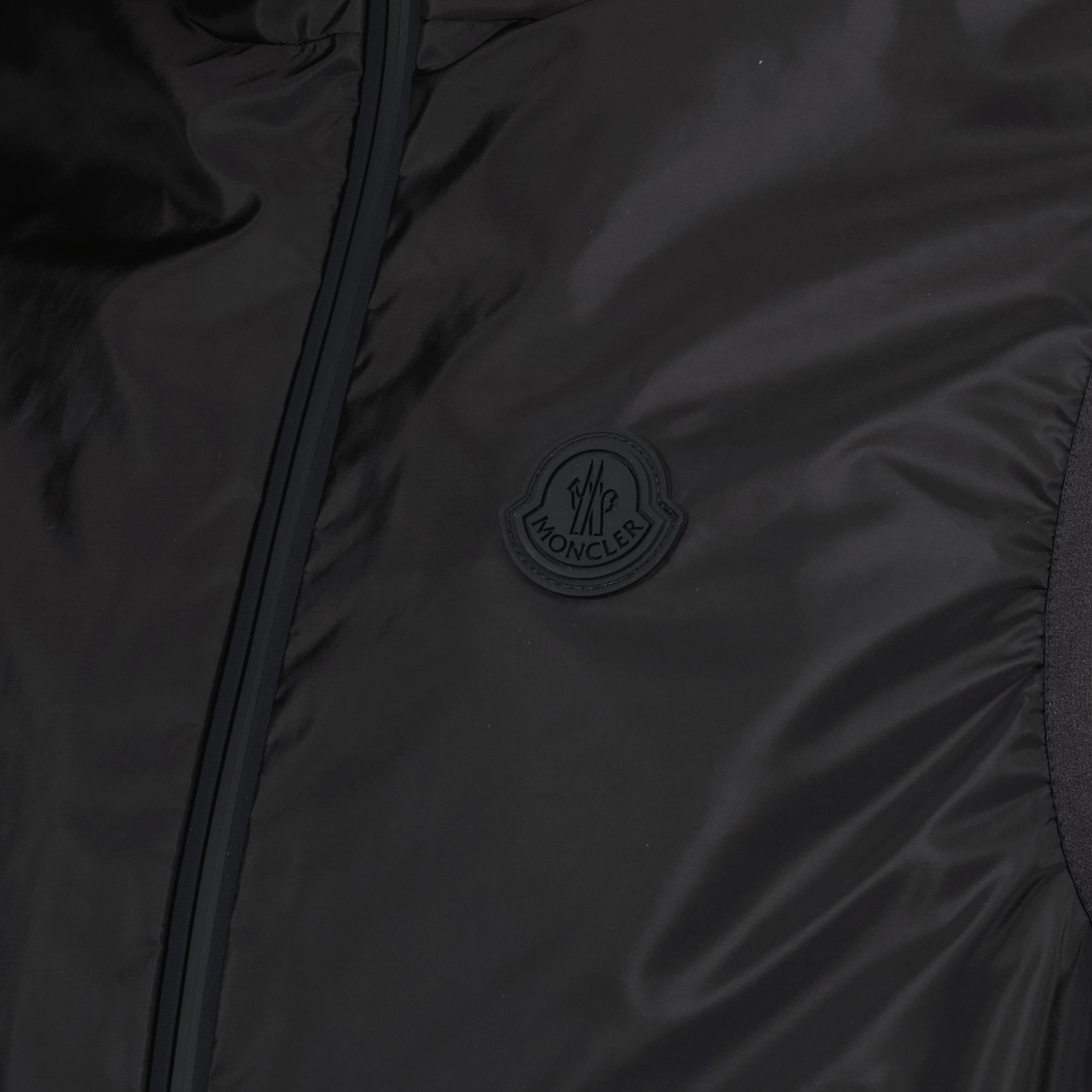 ジャケット モレタン スリーブレス ジャケット Moncler 黒 Homme