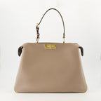 핸드백 및 숄더백 피카부 소프트 대형 가방 Fendi 베이지 Femme