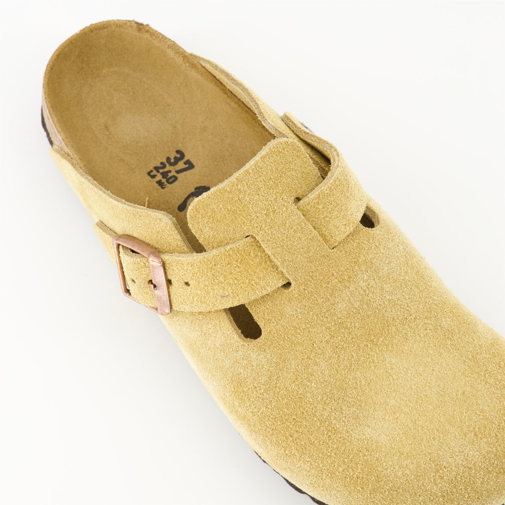 Scarpe aperte Boston Mules Birkenstock Beige Homme