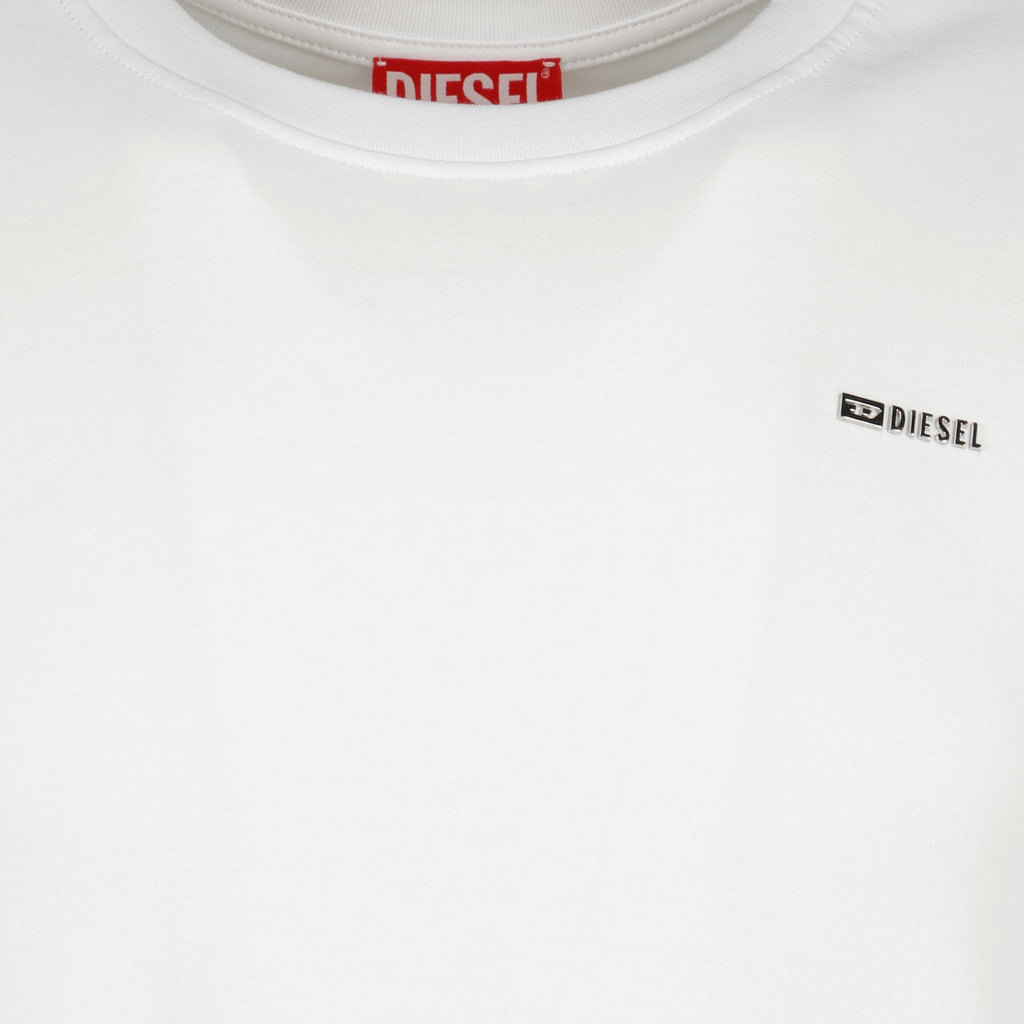 Image de l'article T-shirt T-Adjust-Met blanc de la marque Diesel pour Homme - Saison Printemps-Été 2026 - Vue détaillée_2