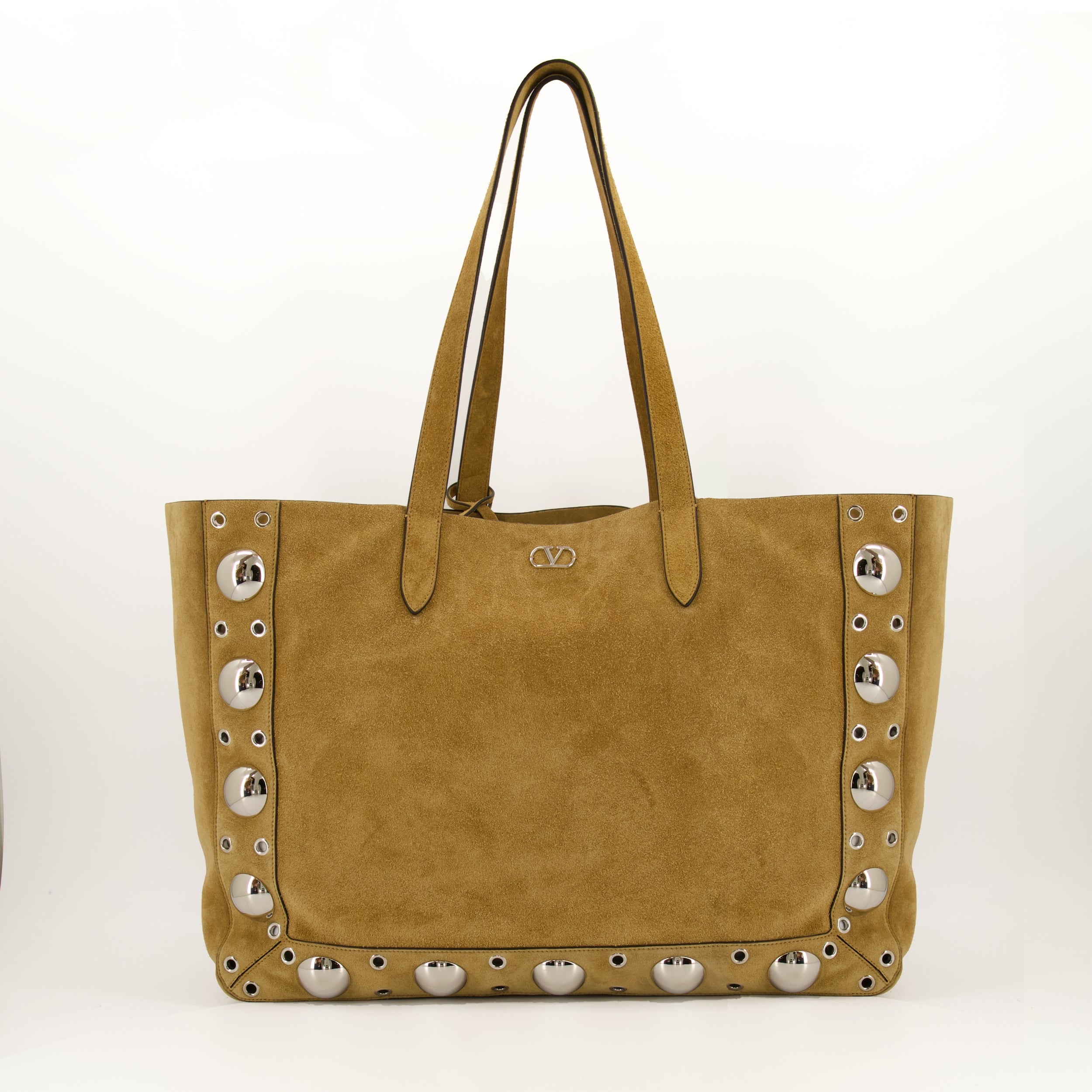 Sacs cabas Grand sac cabas Nellcôte en daim Valentino Garavani Beige Homme