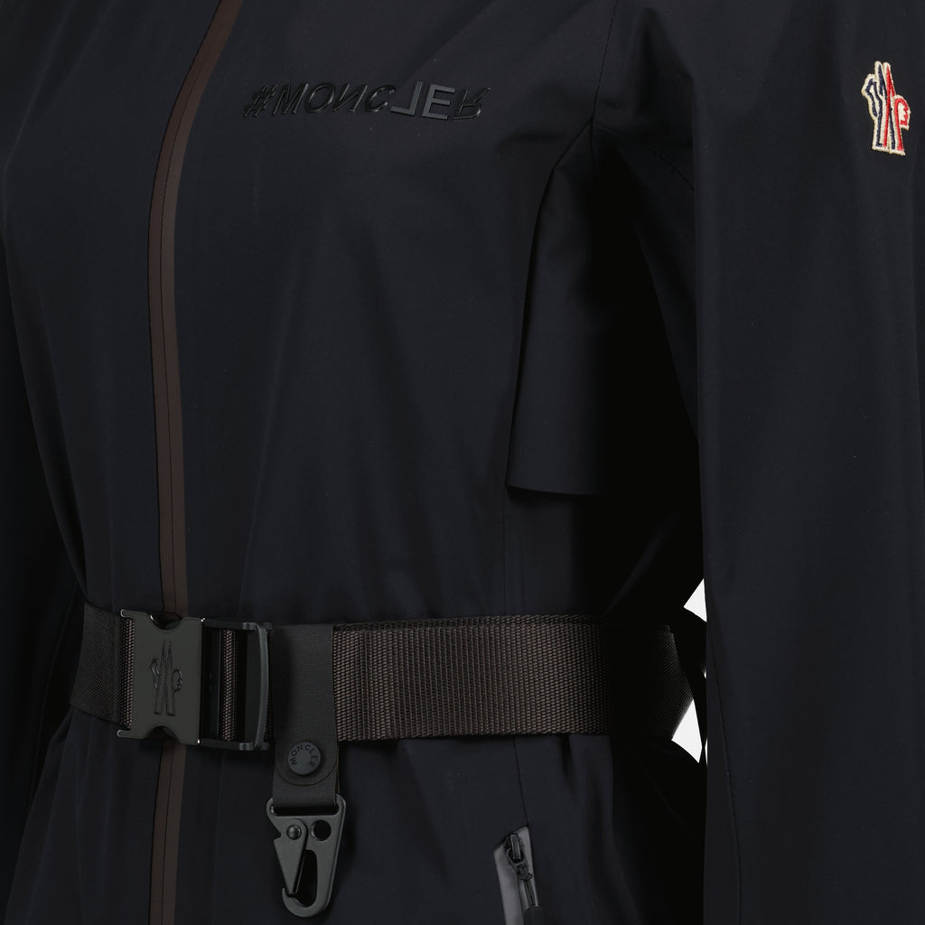 Manteaux Veste imperméable Fex Moncler Grenoble Noir Femme