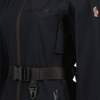 Manteaux Veste imperméable Fex Moncler Grenoble Noir Femme