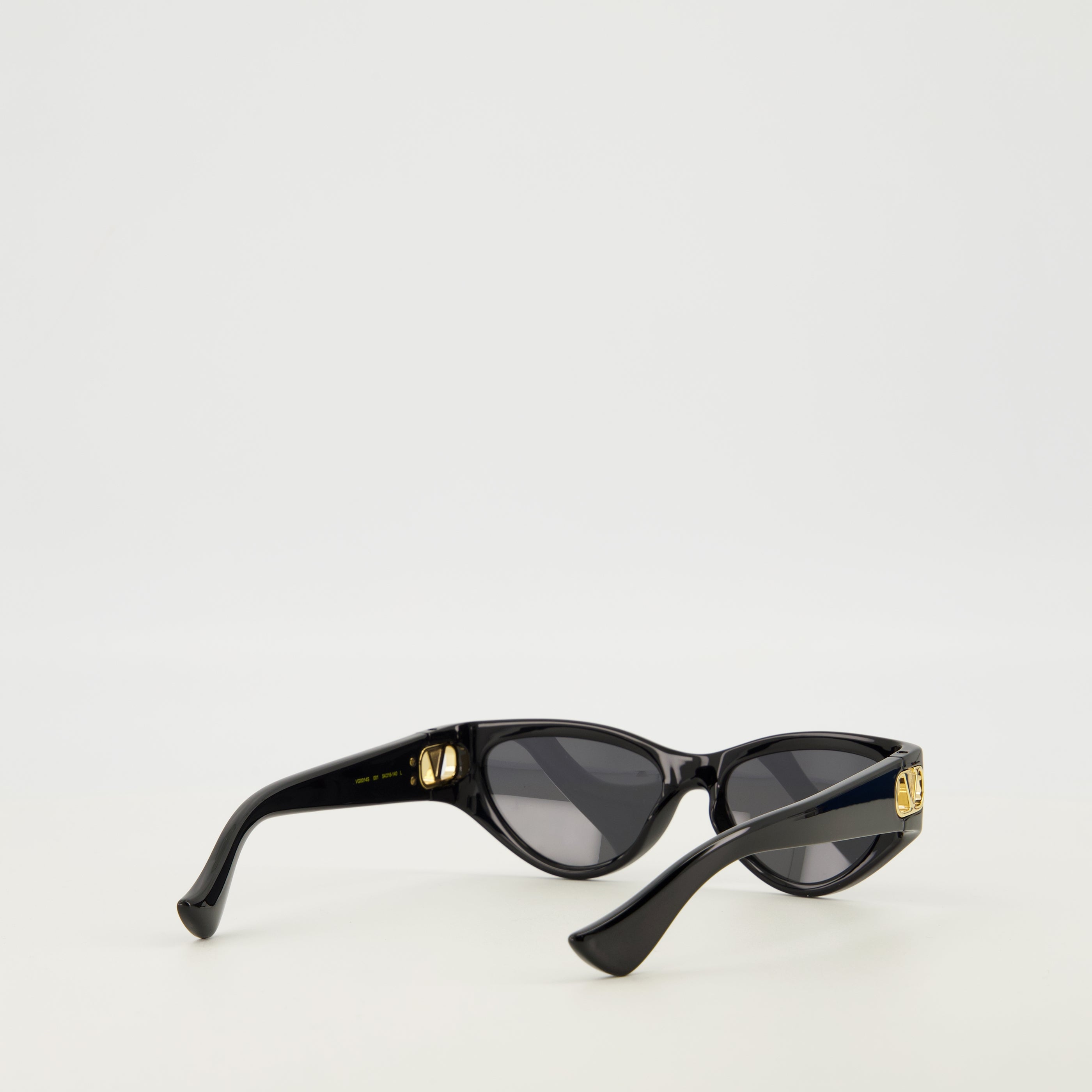 Lunettes Black Cat-Eye Glasses in Acetate Valentino Garavani Noir Femme